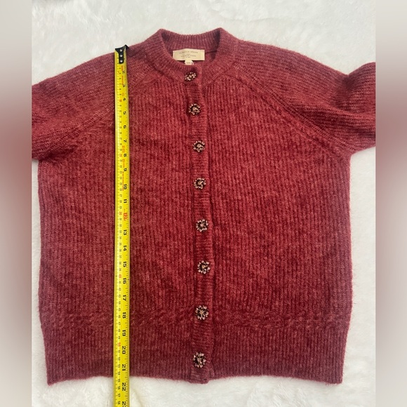 Sezane OTHELLO CARDIGAN sweater rosewood XXS / New with tag - Picture 6 of 10
